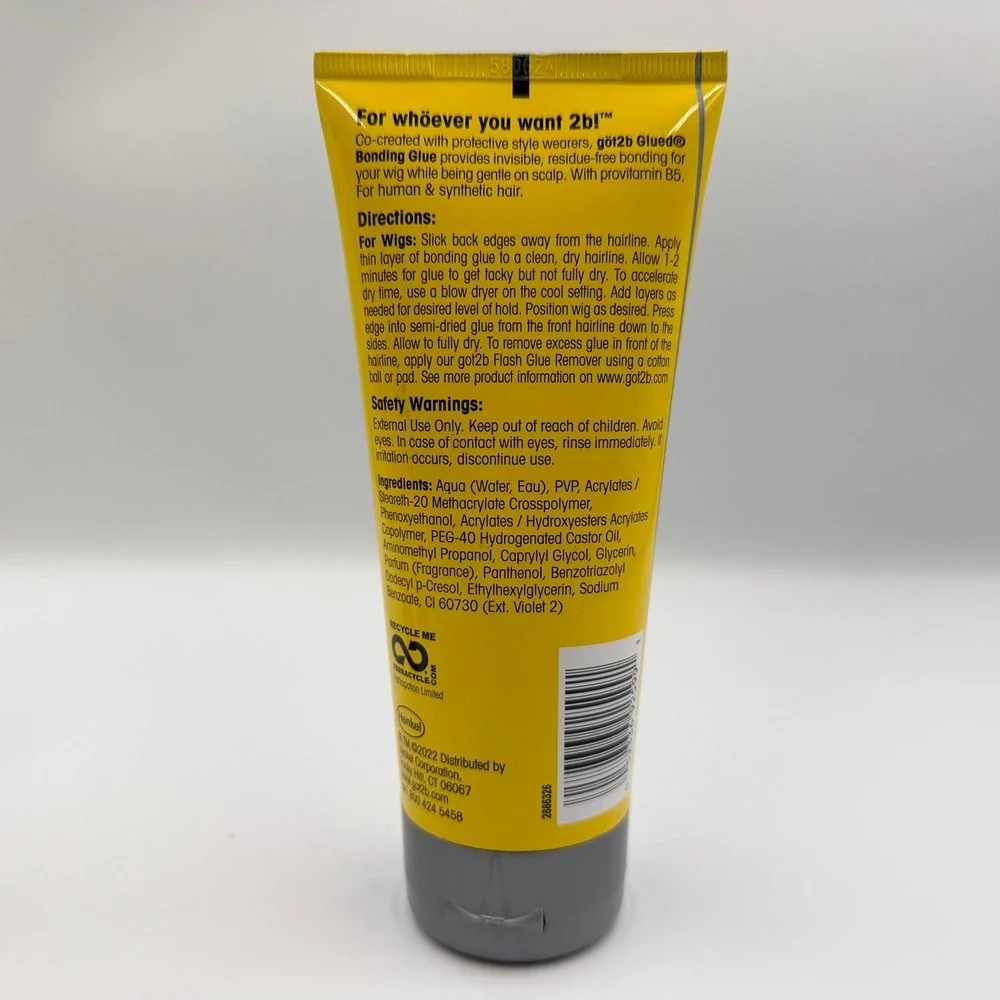 Got2b Glued Bonding Glue Protective Styles Invisible Hold 6oz Lot of (3) **NEW**